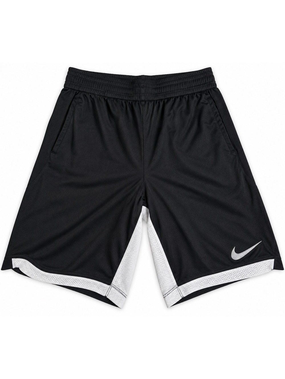 Nike Dri-FIT Black and White Athletic Shorts XL